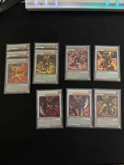 Yu-Gi-Oh! - Jack Atlas' Complete Red Dragon Archfiend, X3 Red Lotus, Flame Crime - Image 5