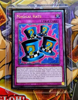 Magical Hats (Quarter Century Secret Rare) - RA03-EN107 - Yu-Gi-Oh TCG - Image 1