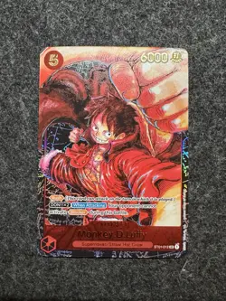One Piece TCG Monkey D Luffy SR Alt Art Awakening Of New Era English ST01-012 - Image 1