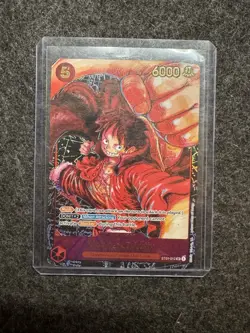 One Piece TCG Monkey D Luffy SR Alt Art Awakening Of New Era English ST01-012 - Image 3