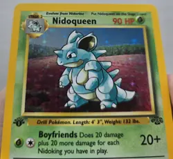 POKEMON TCG NIDOQUEEN 7/64 (HOLO RARE) JUNGLE 1st EDITION - Image 5
