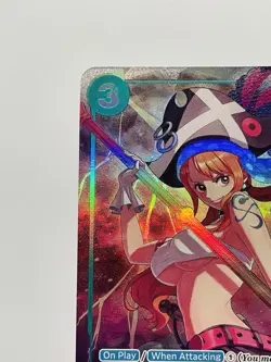 One Piece Card TCG - Nami Pirate Alternate Art Op02 Promo card Mint English - Image 4