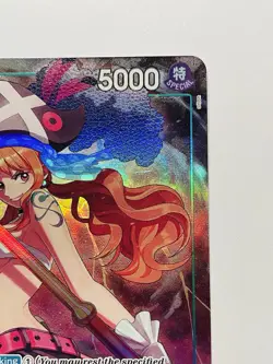 One Piece Card TCG - Nami Pirate Alternate Art Op02 Promo card Mint English - Image 5