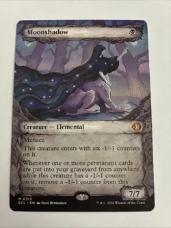 Moonshadow Creature Elemental Borderless 1x Lorwyn Eclipsed MTG x1 M/NM Mythic - Image 1