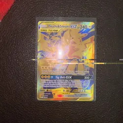 Pokemon TCG Pikachu & Zekrom GX Holo Black Star Promo Card #SM248 - Image 1