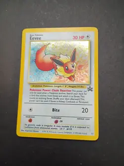 Pokemon Eevee #11 TCG Holo Black Star Promo Card Wizards - Image 2
