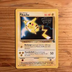 Pikachu Black Star Promo Card No.4 Kids WB Presents POKEMON The First Movie! 🔥 - Image 1