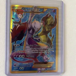 NEAR MINT!! Mewtwo EX 163/162 Full Art Secret Rare Card - Image 1