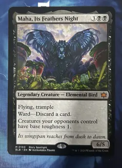 Maha, Its Feathers Night Bloomburrow Regular - Image 1