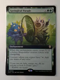 Springleaf Parade (#39 ) (Extended Art) Lorwyn Eclipsed NP - Image 1