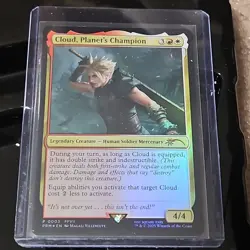 Cloud, Planet's Champion Foil Promo - PRM 3 - Final Fantasy - Pack Fresh! MTG - Image 1