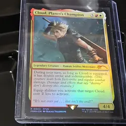 Cloud, Planet's Champion Foil Promo - PRM 3 - Final Fantasy - Pack Fresh! MTG - Image 3
