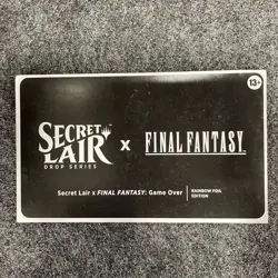 MTG: Secret Lair x Final Fantasy: Game Over Rainbow Foil, Worn Packaging - Image 1
