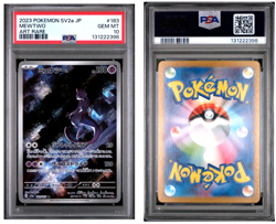 2023 POKEMON JPN SV2A-POKEMON 151 ART RARE #183 MEWTWO PSA 10 - Image 3
