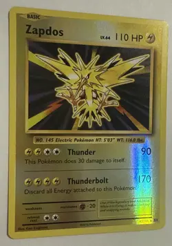 Pokemon TCG Zapdos Evolutions 42/108 Reverse Holo Holo Holo Rare - Image 2