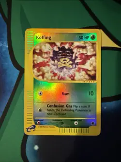 Koffing 114/165 Expedition Base Set Reverse Holo Pokemon 2002 - Image 1