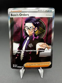 Boss’s Orders 256/217 Ultra Rare Full Art Pokemon TCG Ascended Heroes - Image 1