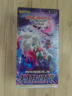 Pokemon Card Sword & Shield Booster Box Dark Phantasma s10a Sealed Japanese - Image 1