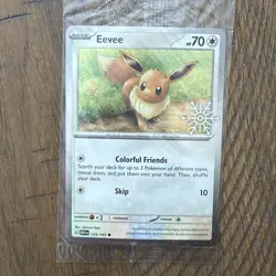 Eevee 133/165 (Holiday Calendar) Stamped Sealed | Pokemon Scarlet & Violet 151 - Image 1