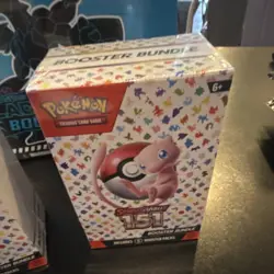 Pokemon Scarlet & Violet151 Booster Bundle x2& Black Bolt Elite Trainer Box Mew - Image 4