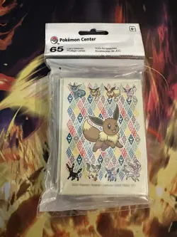 Eevee Prismatic Evolutions 65 Sleeves Umbreon Espeon Brand New Pokemon TCG Pack - Image 1