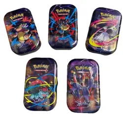 5 Pokemon Sealed Tins 2 Packs In Each Destine Rivals & Mega Evolution - Image 3
