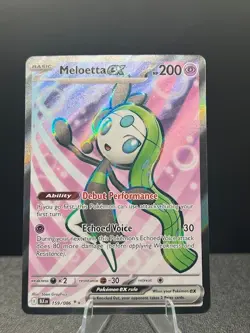 Meloetta EX - Ultra Rare - Pokemon TCG - Black Bolt NM/M - Image 1