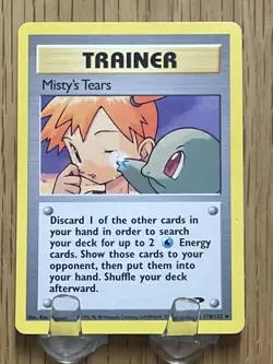 POKEMON TCG MISTY'S TEARS TRAINER UNCOMMON REGULAR 118/132 - Image 2