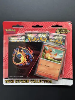 Pokemon TCG - Ascended Heroes - Tech Sticker Collection - Charmander -New/Sealed - Image 1
