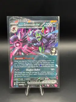 Pokemon TCG | Marnies Grimmsnarl Ex 136/182 SV10: Destined Rivals Pack Fresh NM+ - Image 1