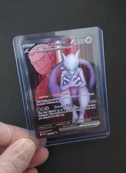 Team Rockets Mewtwo Ex 213/182 Destined Rivals Pokemon Card - Image 1