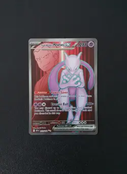 Team Rockets Mewtwo Ex 213/182 Destined Rivals Pokemon Card - Image 2