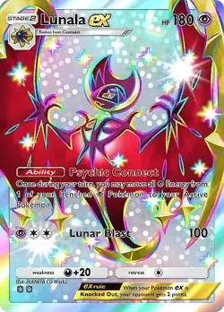Pokemon TCG Pocket - Shiny Lunala EX 2 ⭐ Crimson Blaze - B1a - ENGLISH - Image 1
