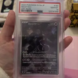 Mewtwo 183/165 Japanese Gem Mint PSA 10 Art Rare Pokemon TCG JP 151 2023 - Image 3