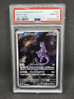 Mewtwo 183/165 Japanese Gem Mint PSA 10 Art Rare Pokemon TCG JP 151 2023 - Image 1