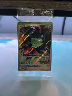 Pokemon TCG Illustration Rare Bulbasaur Mega Evolution Promo 133/132 NM Sealed - Image 1