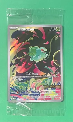 BULBASAUR 133/132 POKEMON TCG MEGA EVOLUTION ILLUSTRATION RARE STAMPED SEALED - Image 1