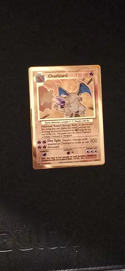 2021 Pokemon Celebrations Ultra Premium Collection Charizard Metal Gold 4/102 - Image 5