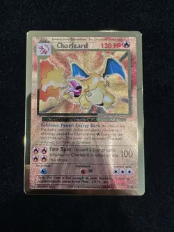 2021 CHARIZARD POKEMON CELEBRATIONS GOLD ULTRA PREMIUM METAL GOLD #4/102 - Image 1