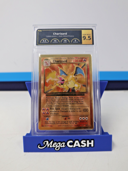 2021 Pokemon Charizard Celebrations - Ultra Premium Gold Metal 4/102 - PCG 9.5 - Image 1