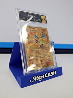 2021 Pokemon Charizard Celebrations - Ultra Premium Gold Metal 4/102 - PCG 9.5 - Image 2