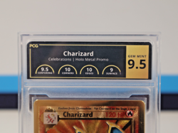 2021 Pokemon Charizard Celebrations - Ultra Premium Gold Metal 4/102 - PCG 9.5 - Image 4
