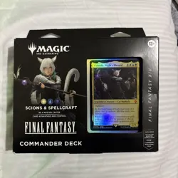 Magic The Gathering - Final Fantasy Scions & Spellcraft Commander Deck Y’shtola - Image 1