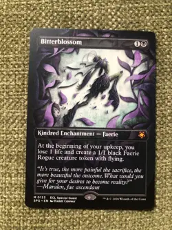 Bitterblossom - Regular - Borderless Special Guests Lorwyn Eclipsed MTG SPG 133 - Image 1