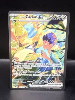 Pokemon TCG Hop's Zacian EX Holo Card 186/159 Sv09: Pokemon Journey Together A - Image 2