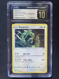 Rayquaza SWSH029 CGC Pristine 10 SWSH: Sword & Shield Promo Cards Holo 2020 - Image 1