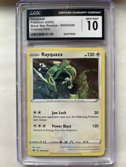 Rayquaza SWSH029 SWSH: Sword & Shield Promo Cards Holo CGC 10 Gem mint - Image 1