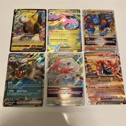 Pokemon TCG Jumbo Card Lot of 6 English Collectible Oversize Cards - Free Ship! - Image 1