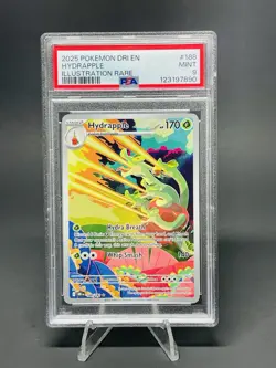 2025 POKEMON DRI EN-DESTINED RIVALS ILLUSTRATION RARE #188 HYDRAPPLE PSA 9 - Image 1