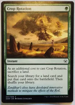 MTG Magic Gathering [x1] Crop Rotation [x1] Duel Decks: Nissa vs Ob Nixilis M/NM - Image 1